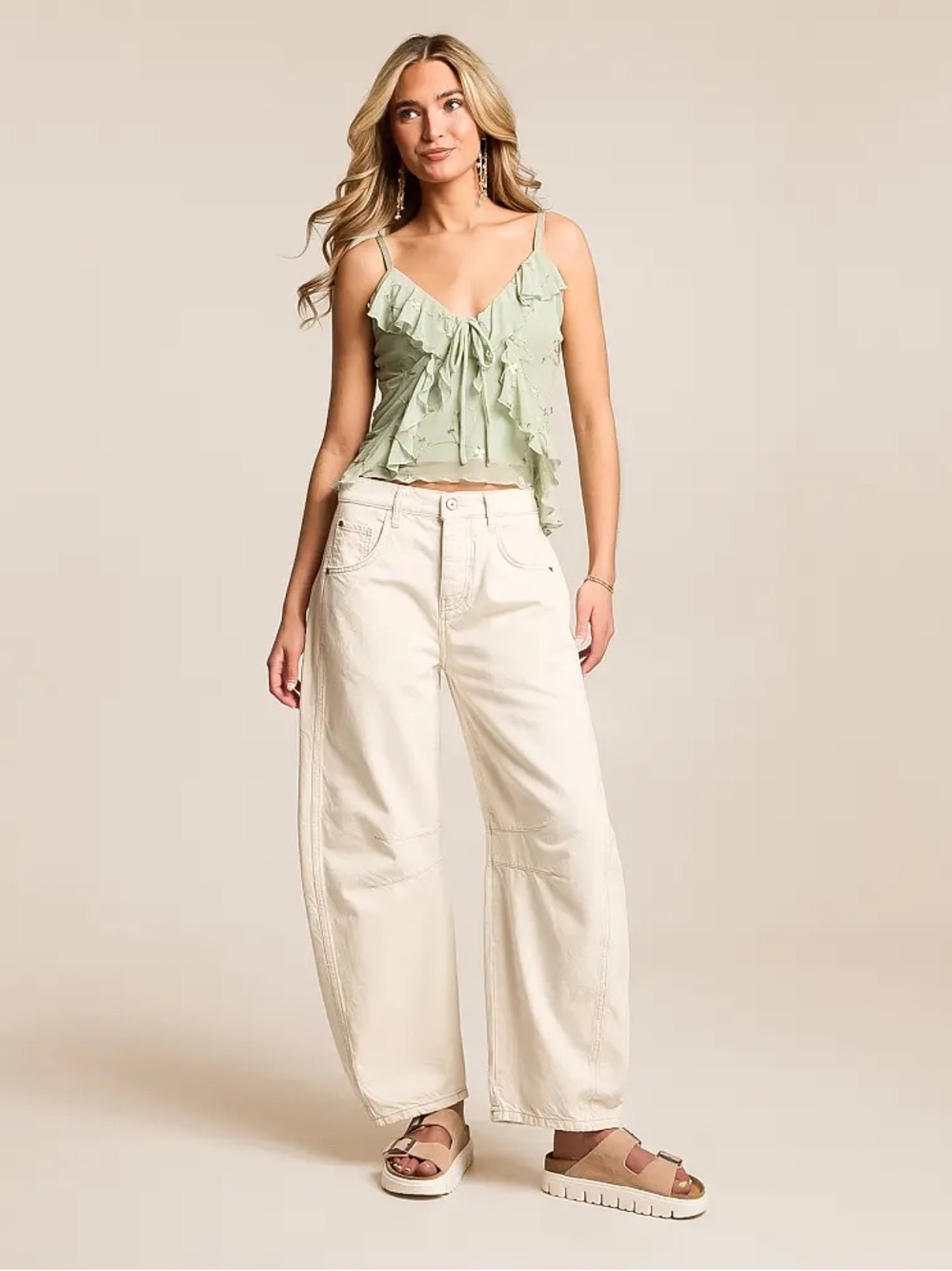 Free people barrel jeans